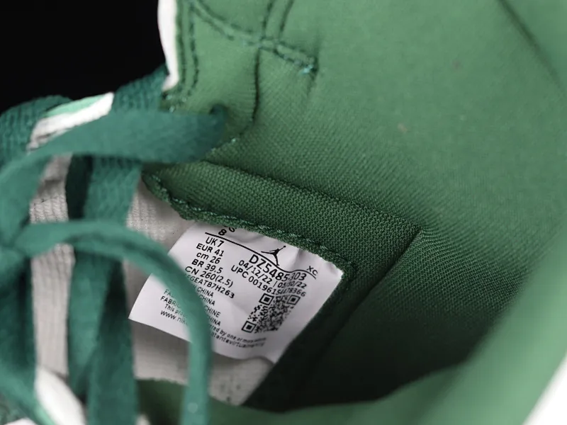 All categories Air Jordan Jordan series basketball shoes Air Jordan 1 High Air Jordan 1 High OG "Gorge Green" AJ1 Joe 1 white and green stitching DZ5485-303